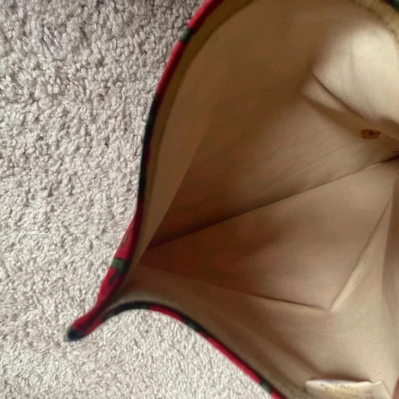 Vintage Roberta Di Camerino velvet pouch travel vacation makeup pouch wallet bag - Picture 5 of 7